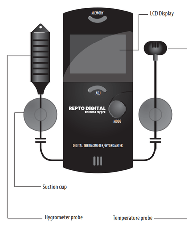Repto Digital Thermo Hygro - TerraLife