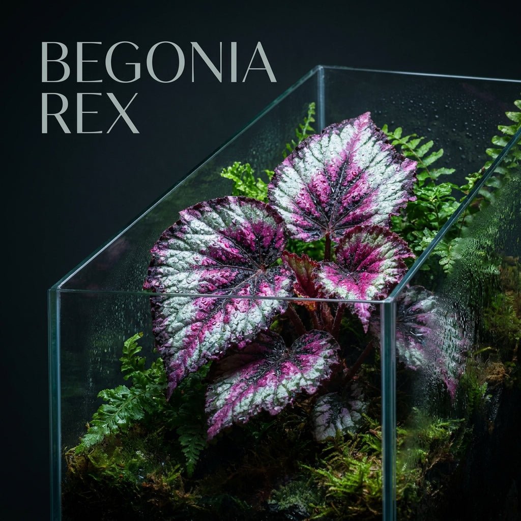 Begonia Rex hybride : feuillage spectaculaire en terrarium tropical - TerraLife