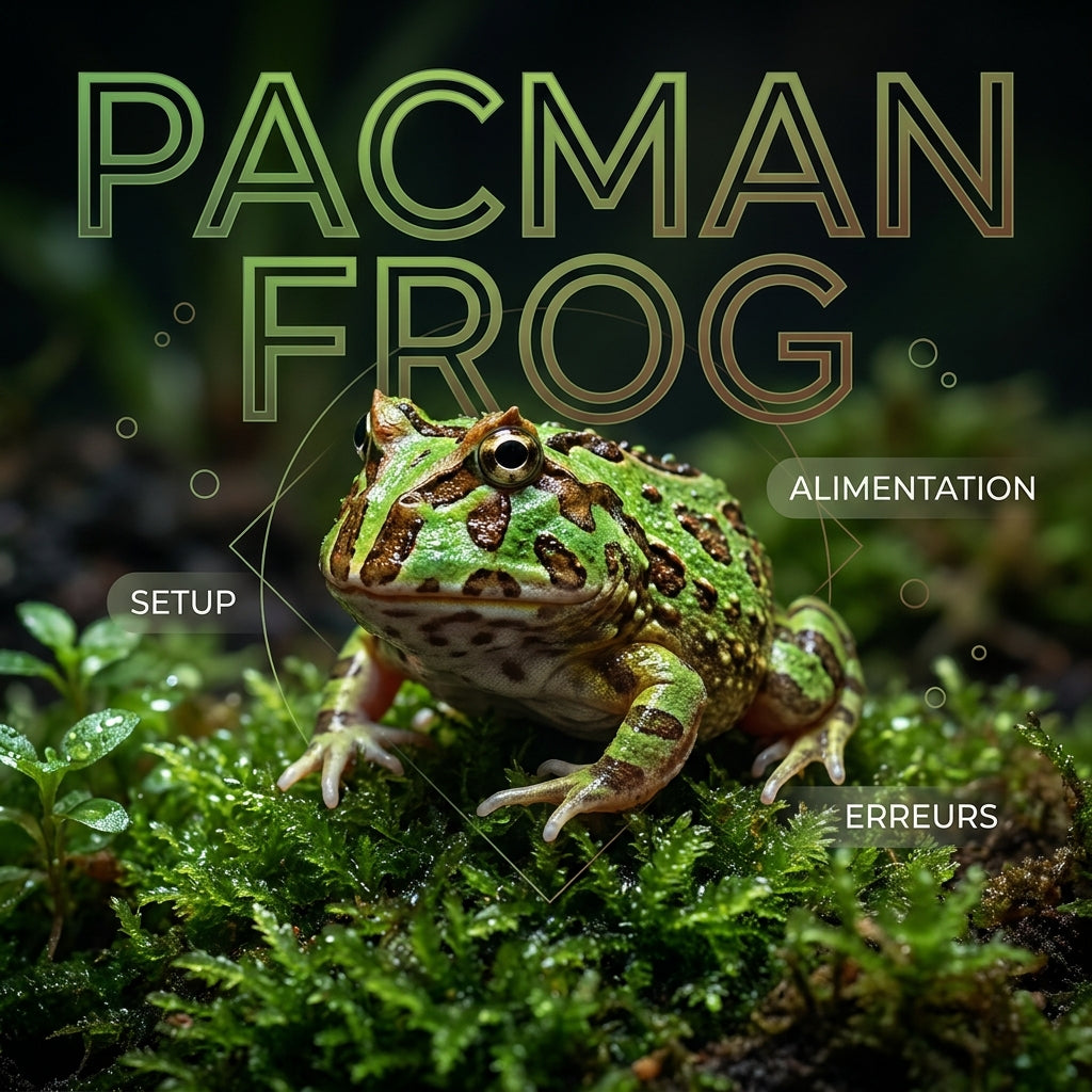 Pacman frog (Ceratophrys) : setup, alimentation, erreurs 