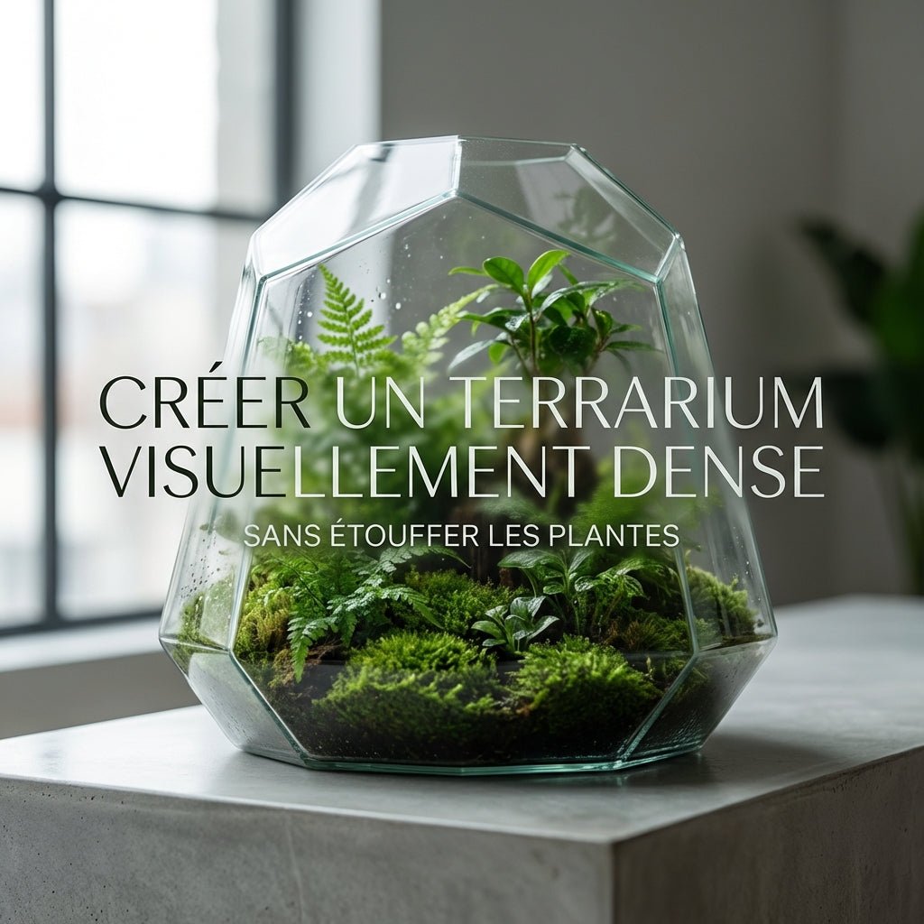 Créer un terrarium visuellement dense sans étouffer les plantes - TerraLife