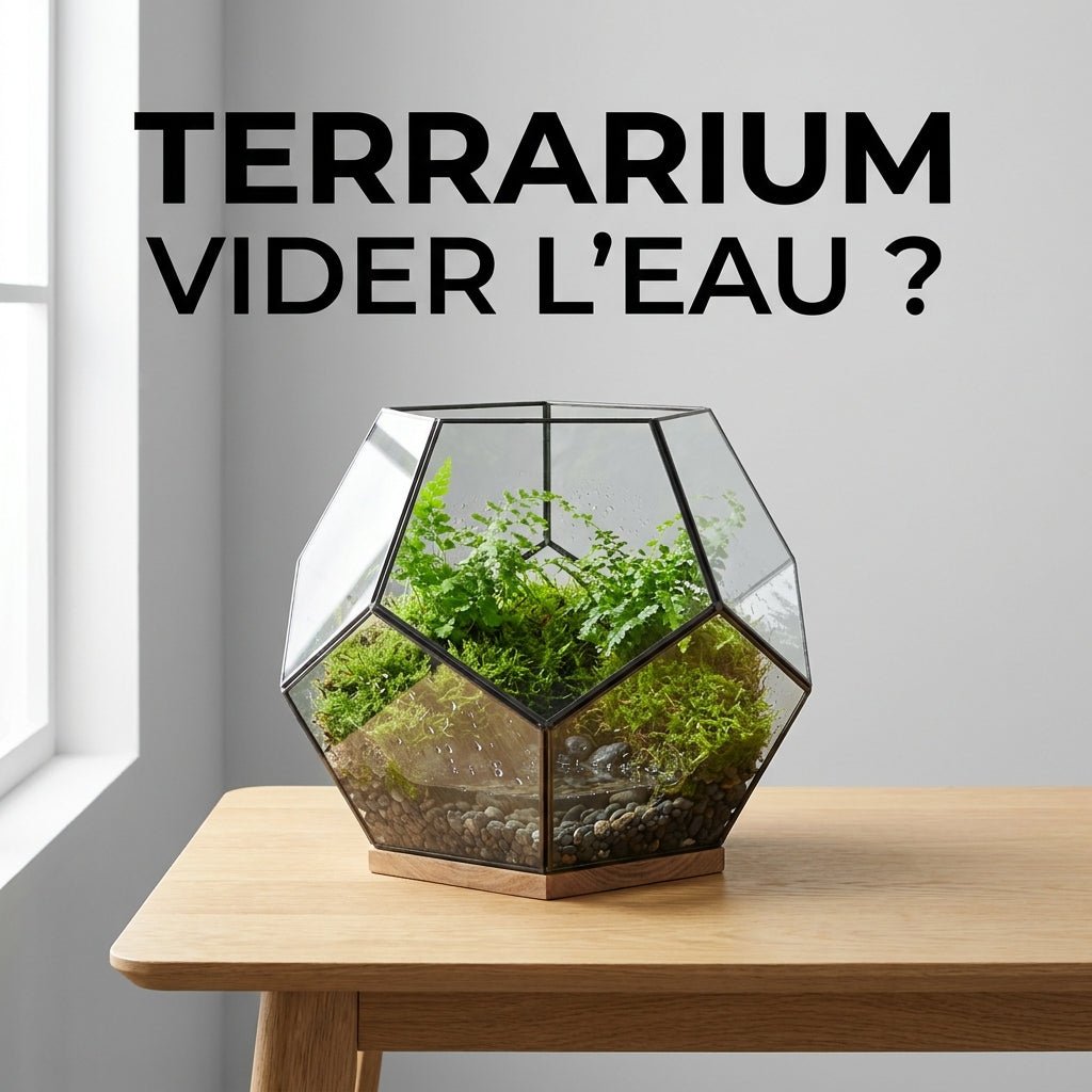 Faut-il vider l’eau accumulée au fond d’un terrarium ? - TerraLife