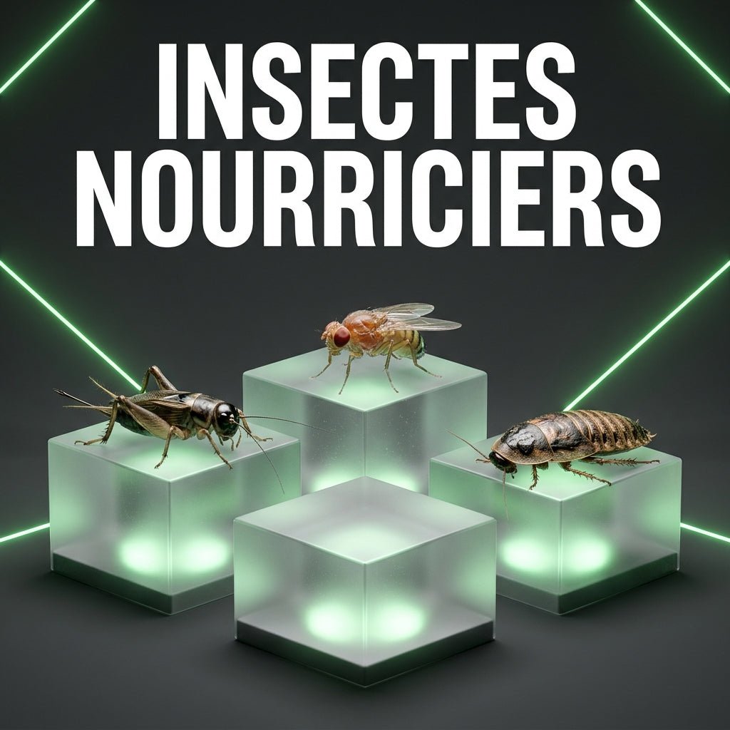 Grillons, drosophiles ou blattes : quel insecte nourricier choisir ? - TerraLife