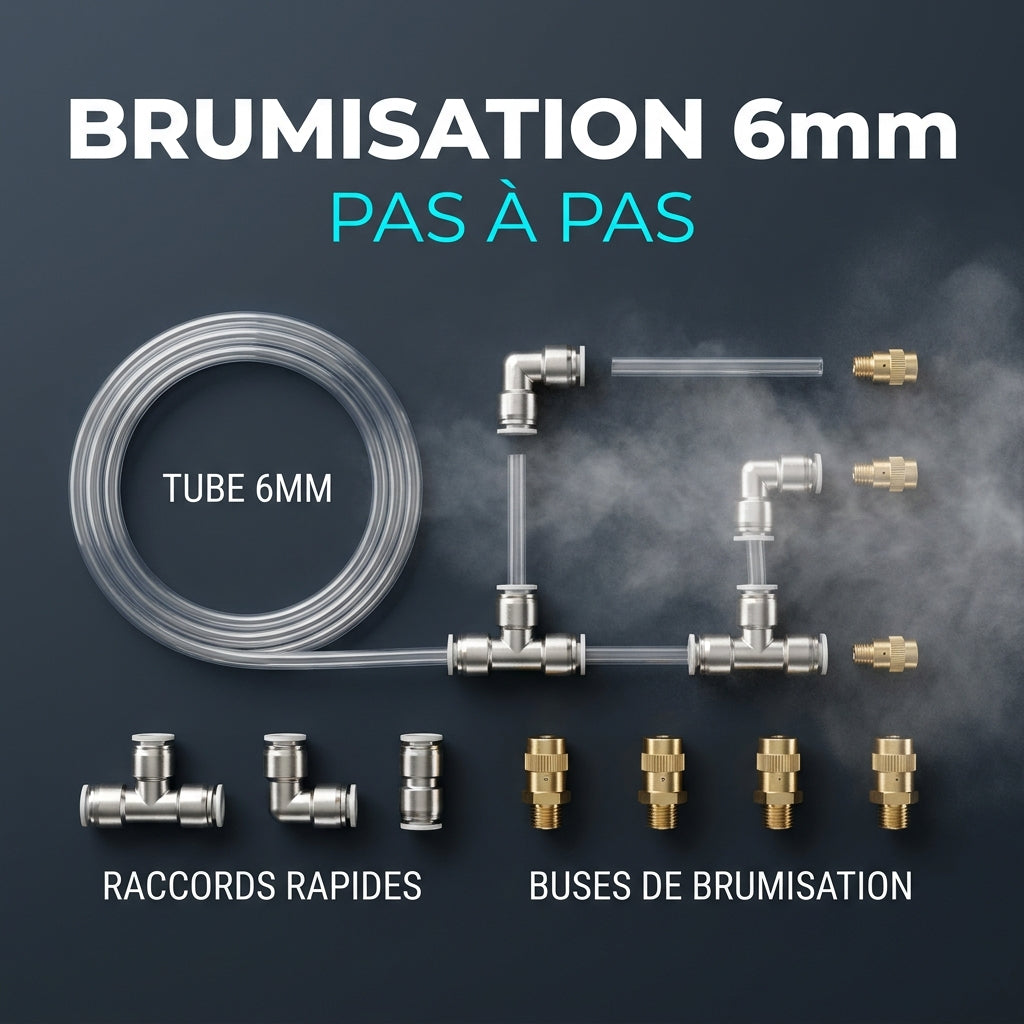 Construire son circuit de brumisation push-in 6mm pas à pas 
