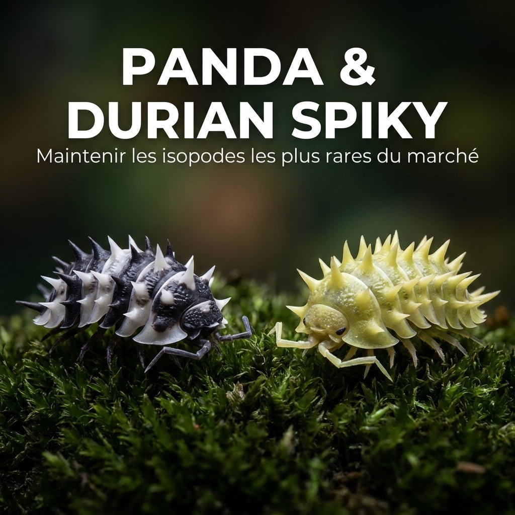 Laureola Panda Spiky & Durian Spiky : maintenir les isopodes les plus rares du marché - TerraLife