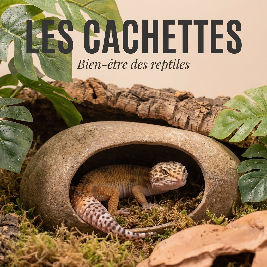 Les cachettes : élément essentiel du bien-être des reptiles - TerraLife