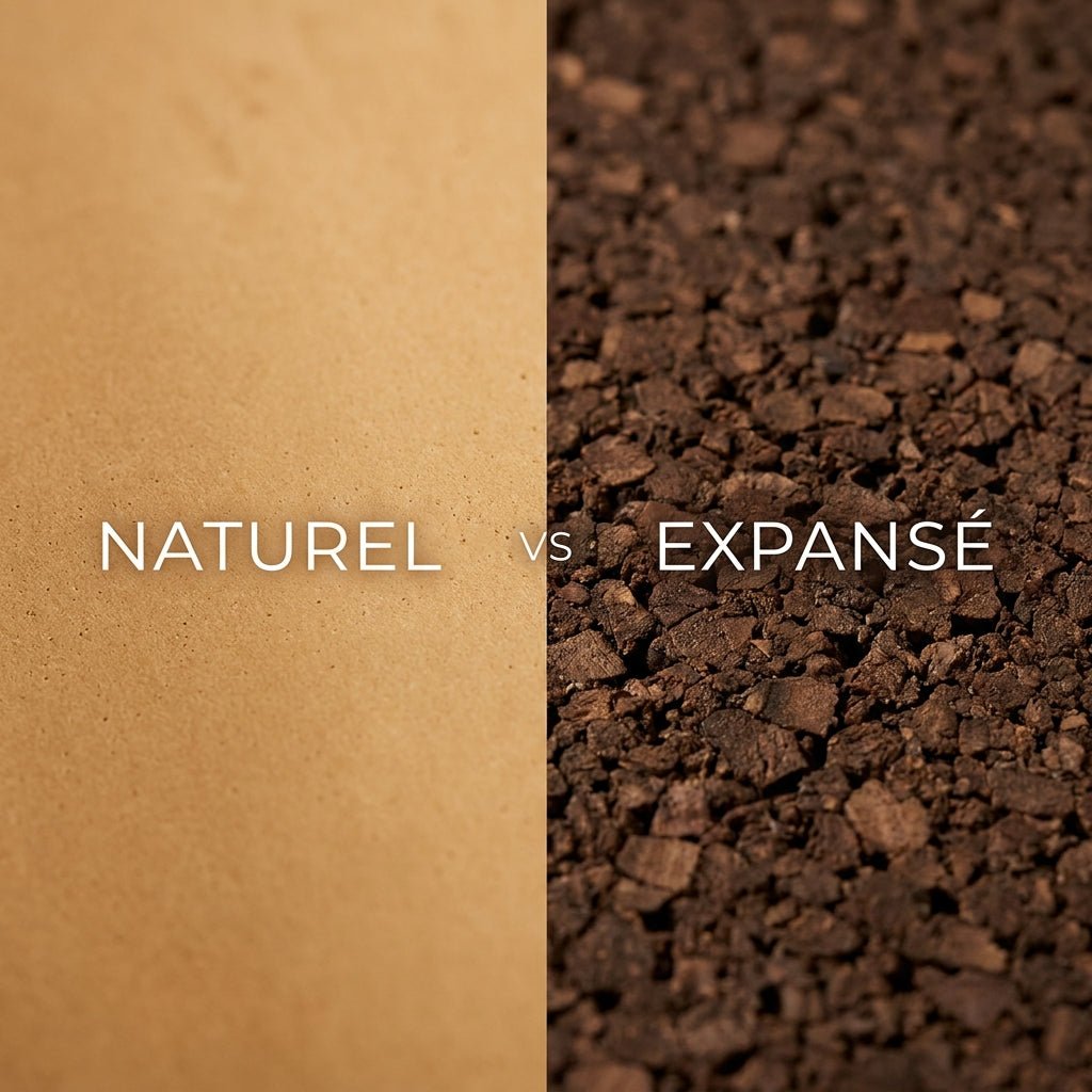 Liège naturel vs expansé - TerraLife