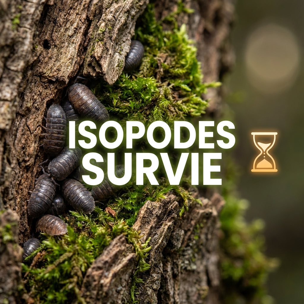 Combien de temps une colonie d’isopodes peut-elle rester sans nourriture ?