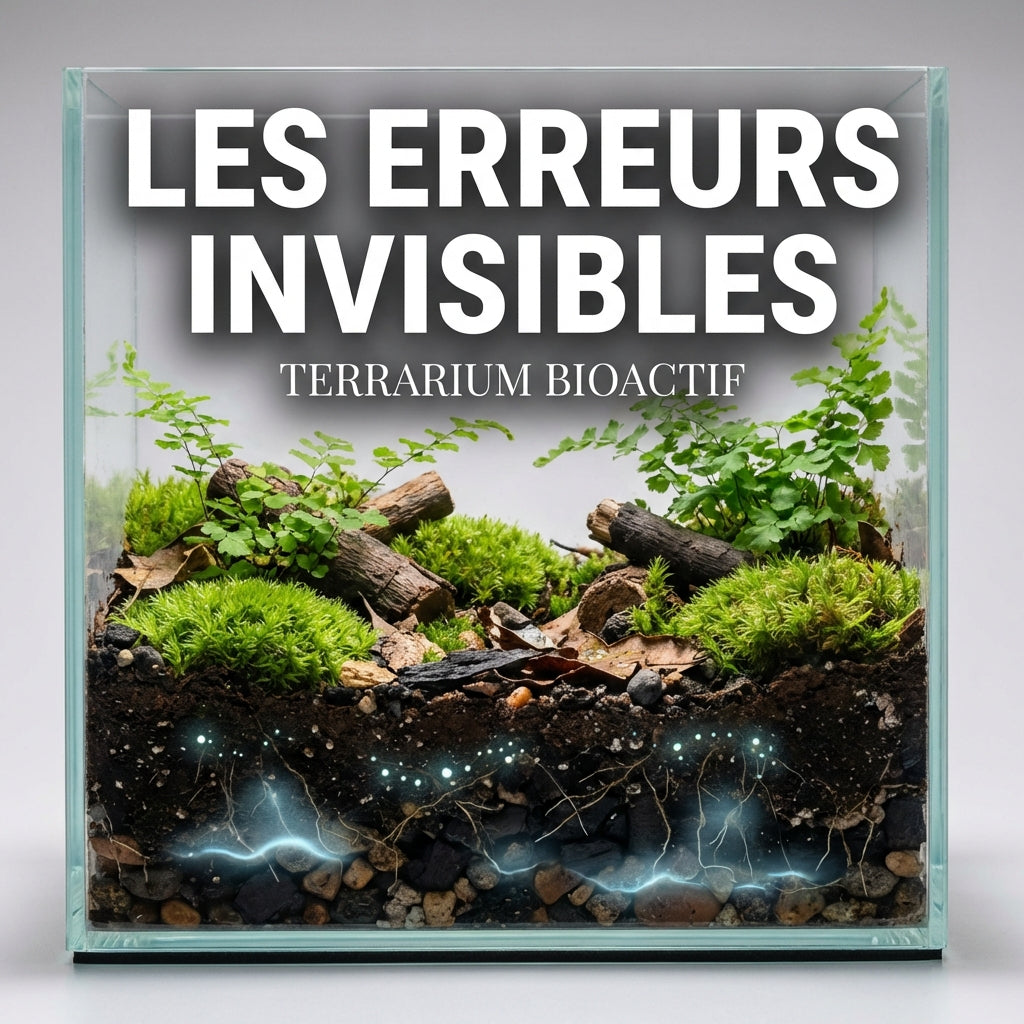Les erreurs invisibles qui déséquilibrent un terrarium bioactif