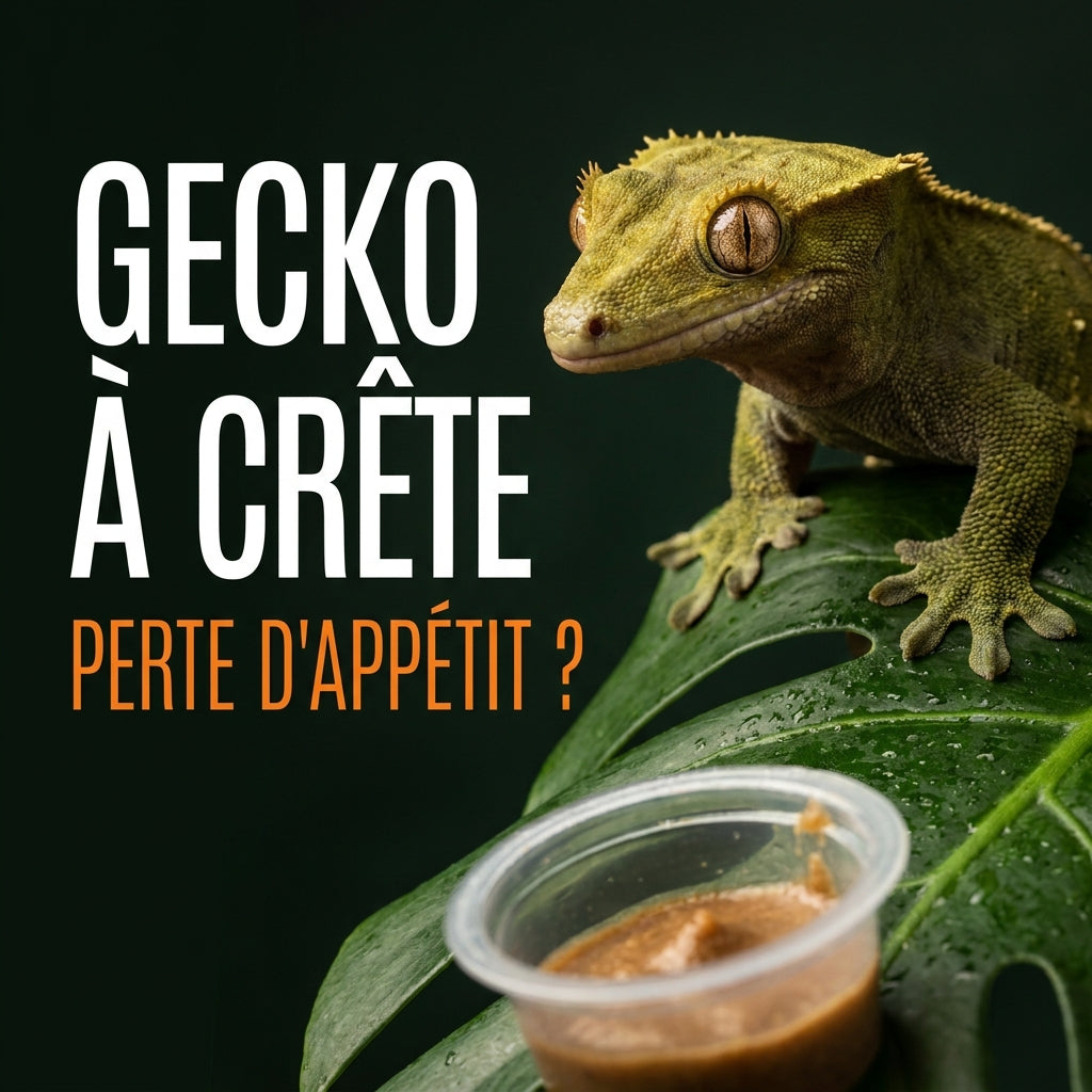 Gecko à crête : pourquoi il refuse soudainement de manger ?