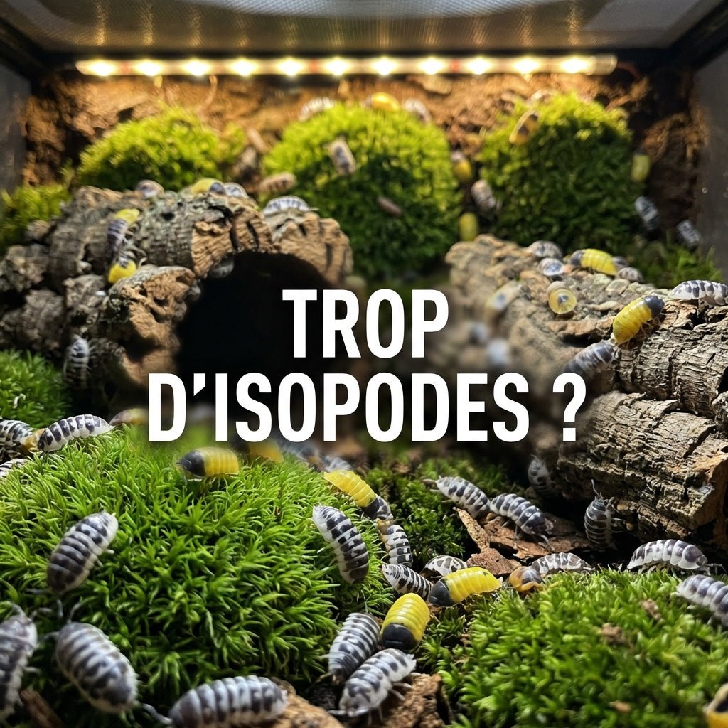 Peut-on avoir trop d’isopodes dans un terrarium ? - TerraLife