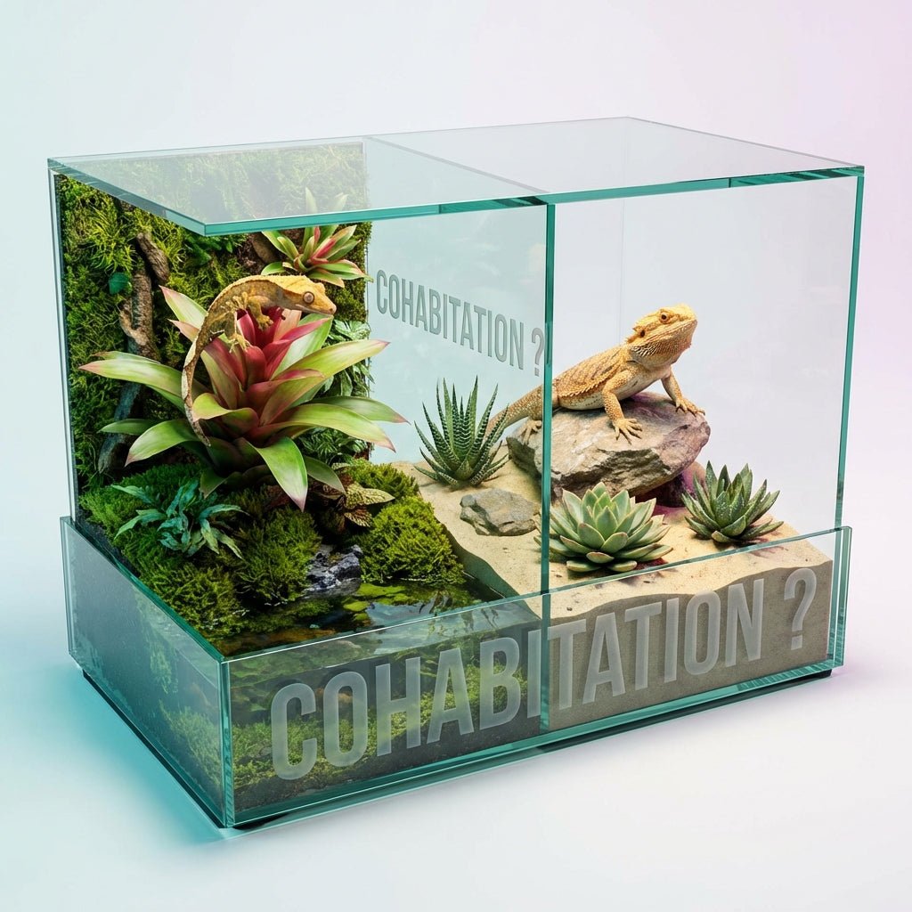 Peut-on cohabiter plusieurs reptiles dans un même terrarium ? - TerraLife