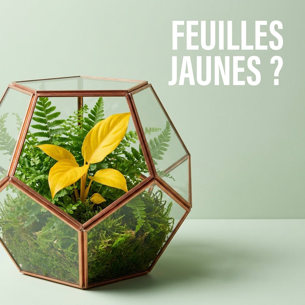 Pourquoi les feuilles de tes plantes jaunissent en terrarium ? - TerraLife