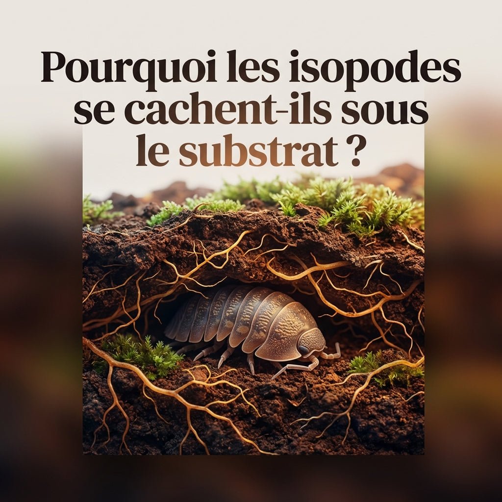 Pourquoi les isopodes se cachent-ils sous le substrat ? - TerraLife
