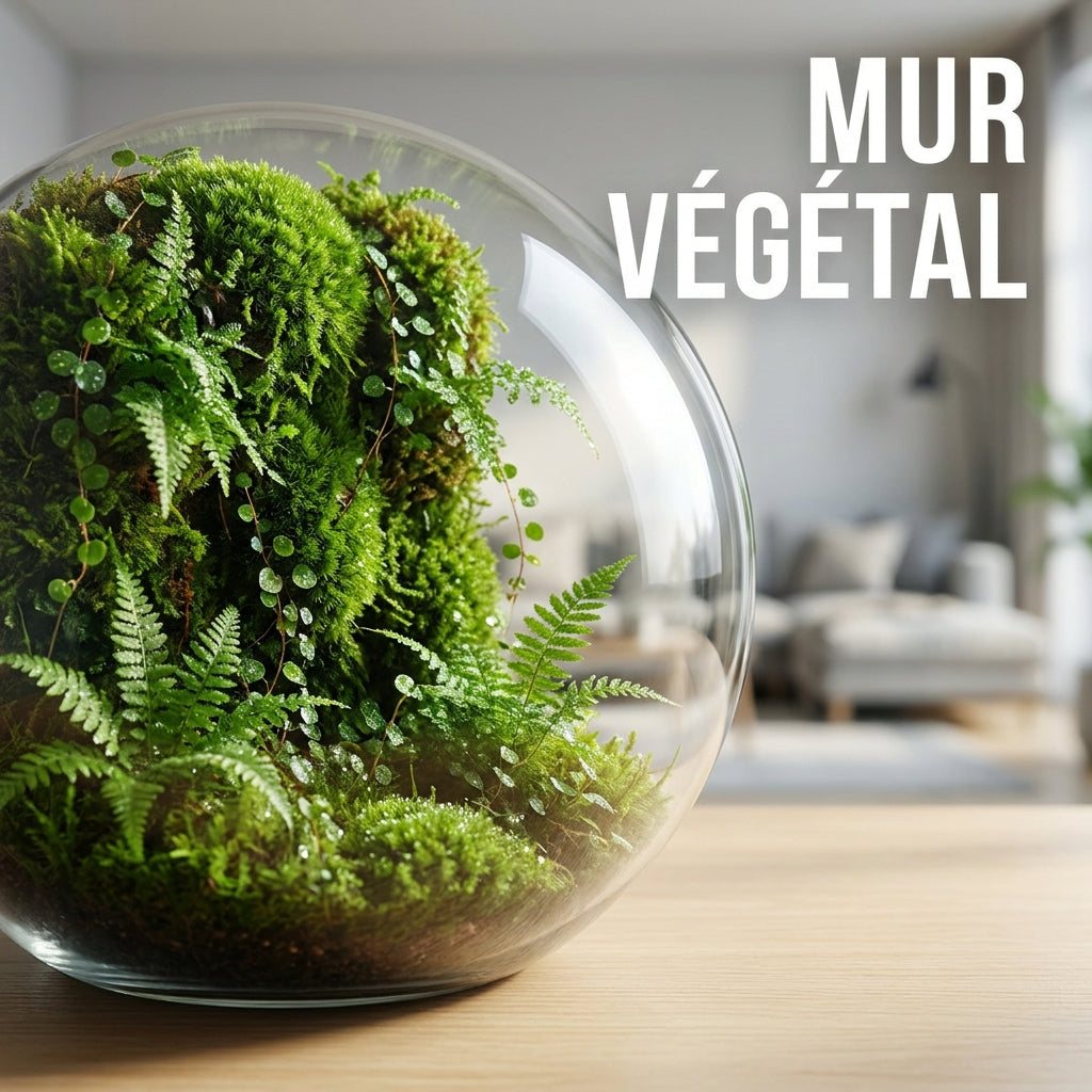 Comment créer un mur végétal vivant dans un terrarium ?