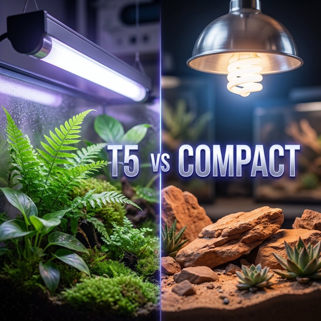 T5 vs ampoule compacte UVB : quel format pour quel terrarium ? - TerraLife