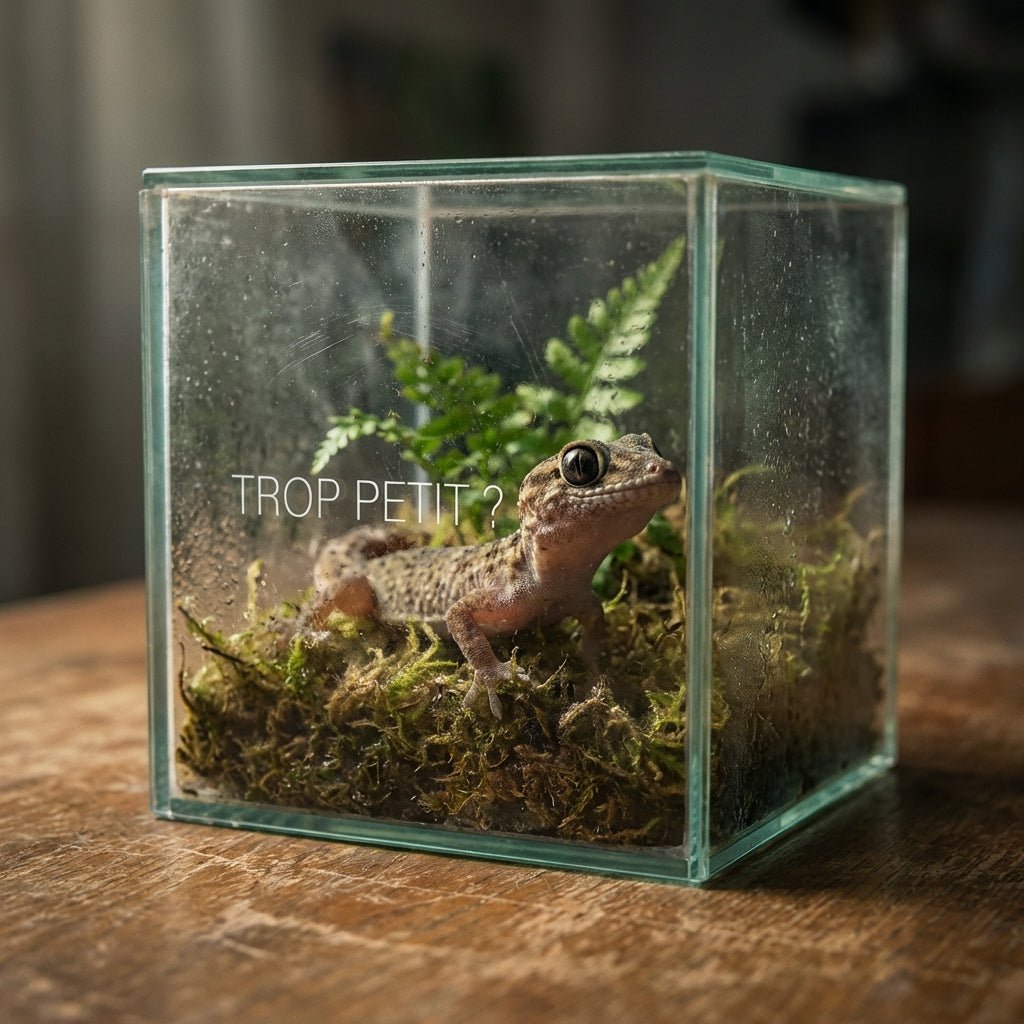 Terrarium trop petit : quels impacts réels sur les animaux - TerraLife