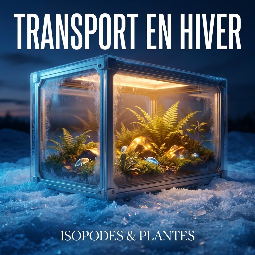Transporter ses isopodes ou plantes en hiver sans tuer le vivant - TerraLife