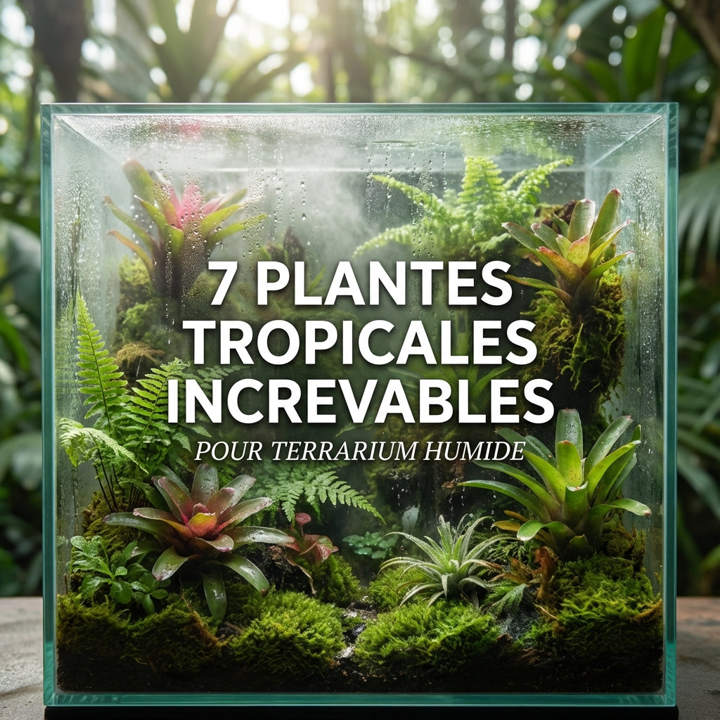 7 plantes tropicales increvables pour terrarium humide
