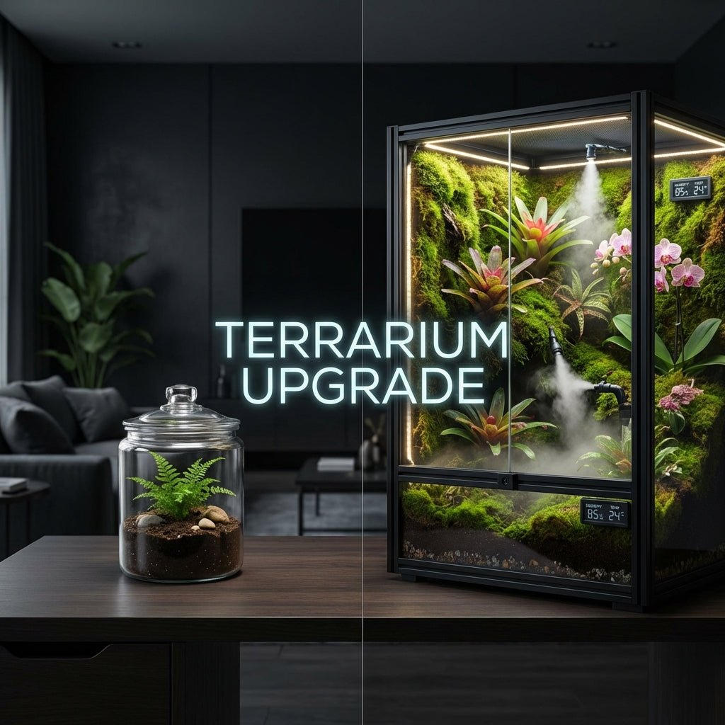 Upgrader un terrarium débutant vers un setup avancé - TerraLife