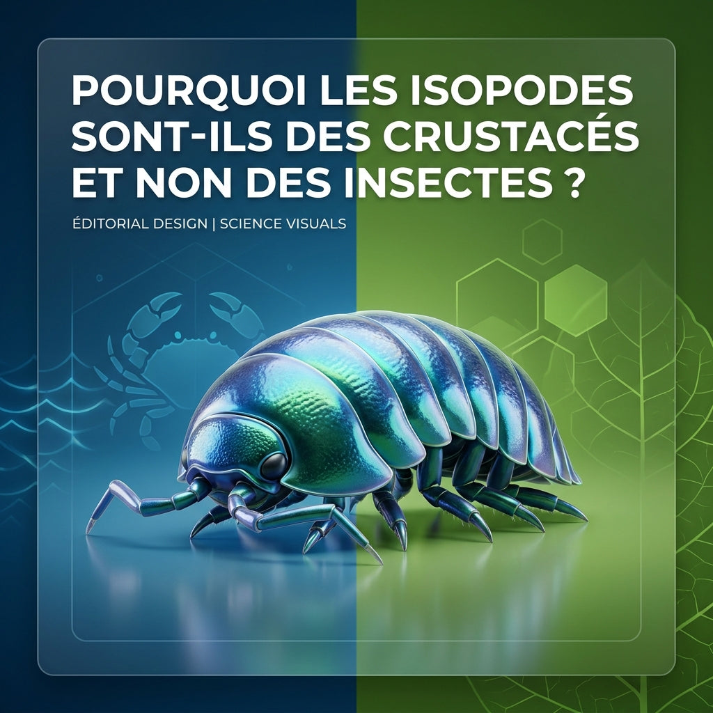 Pourquoi les isopodes sont-ils des crustacés et non des insectes ?