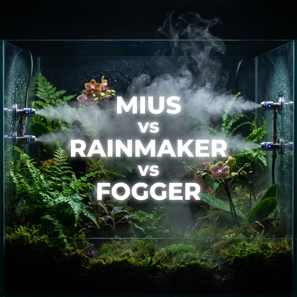 MIUS vs Rainmaker Flex vs Fogger : quel système de brumisation choisir ? 