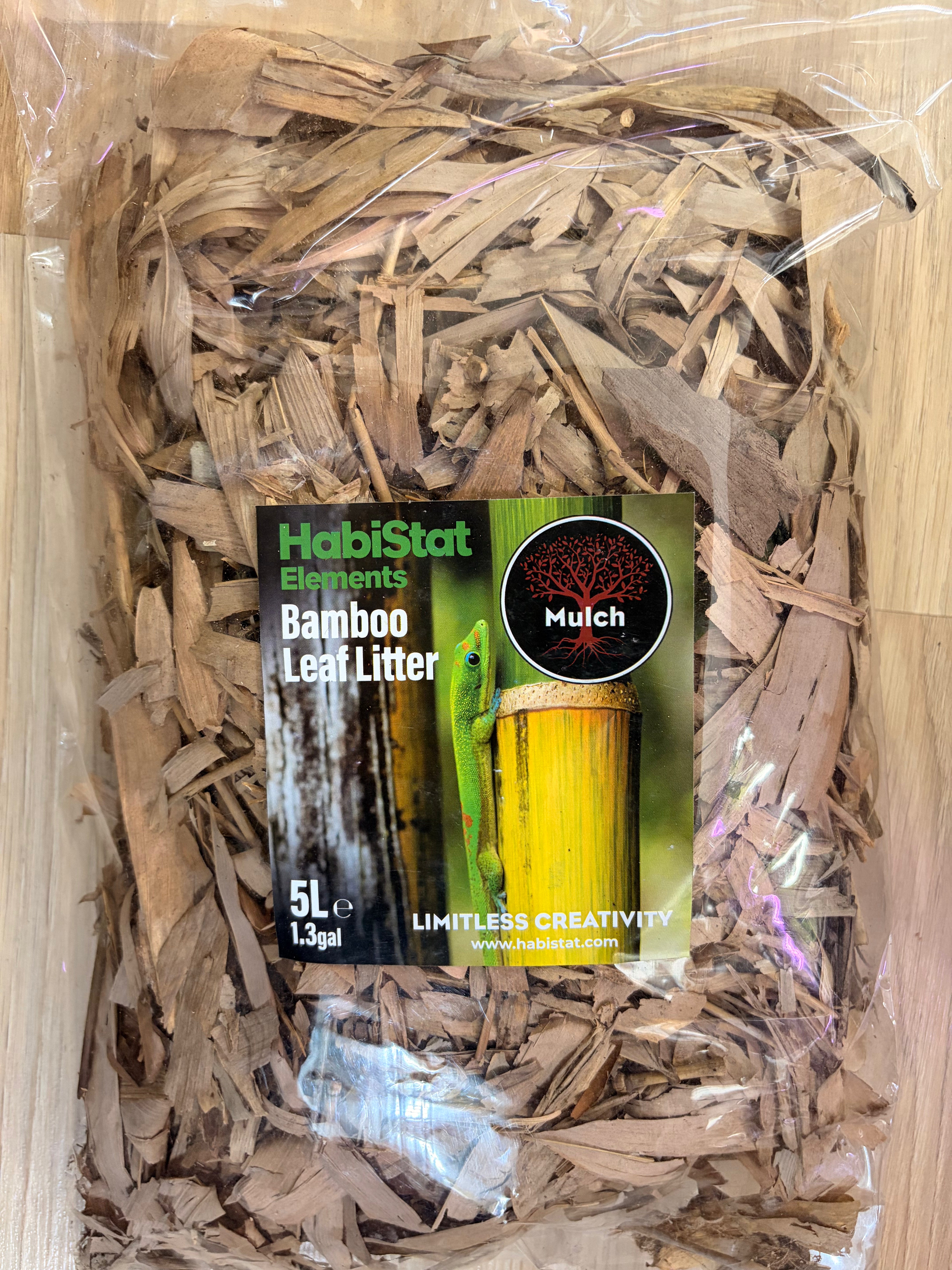 Feuilles Bamboo Naturelles – Litière Terrarium