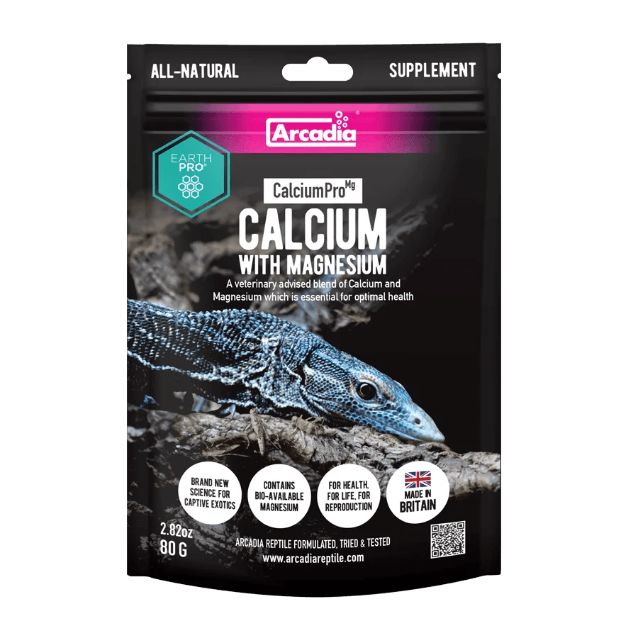 Arcadia EarthPro CalciumPro Mg – Supplément calcium et magnésium pour reptile et amphibien terrarium - TerraLife