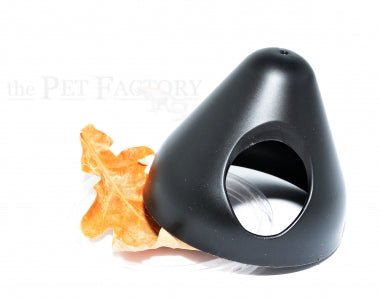 Cachette Terrarium Noire en Résine – Abri sécurisé pour reptiles, amphibiens et invertébrés - TerraLife