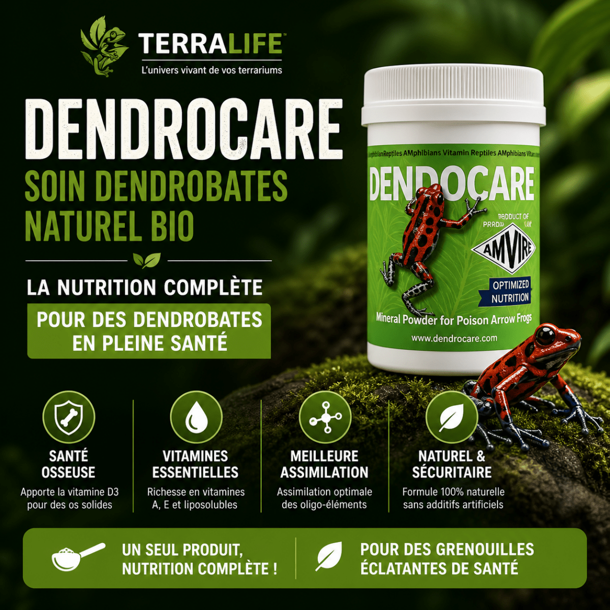 Dendrocare – Soin Dendrobates Naturel Bio - TerraLife