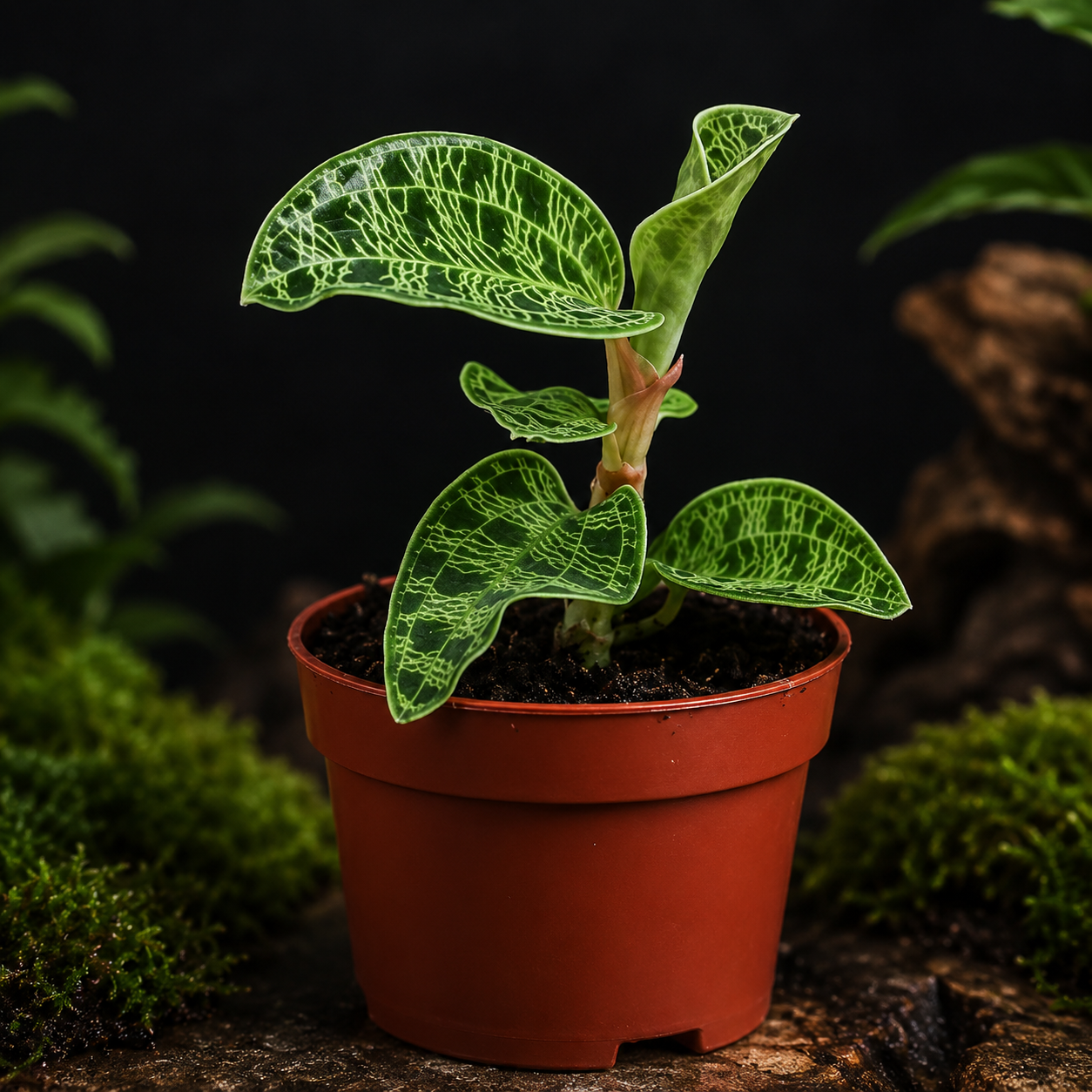 Macodes petola – Orchidée Bijou Terrarium Tropical