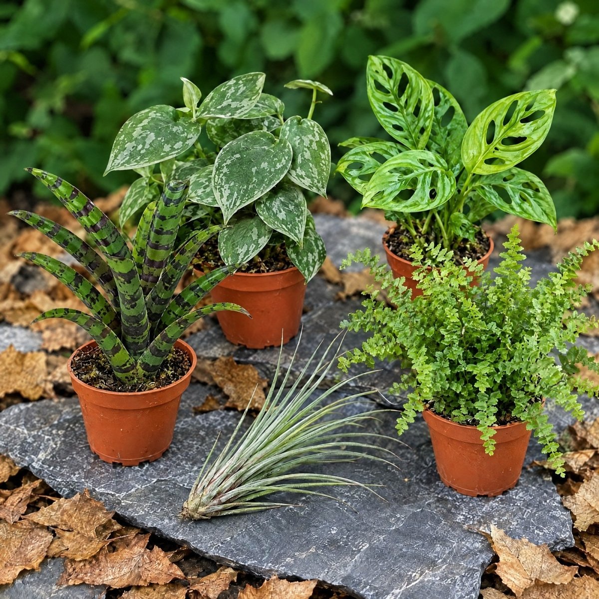 Pack Plantes Débutant – 5 Plantes Faciles pour Terrarium - TerraLife