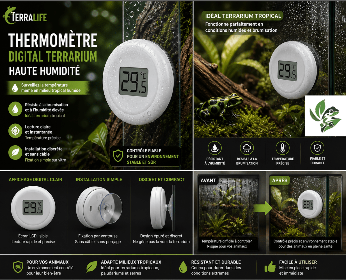 Thermomètre submersible. - TerraLife