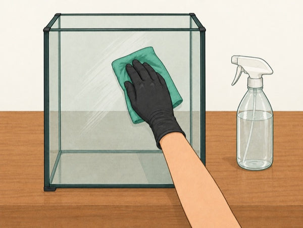 Prépare le terrarium